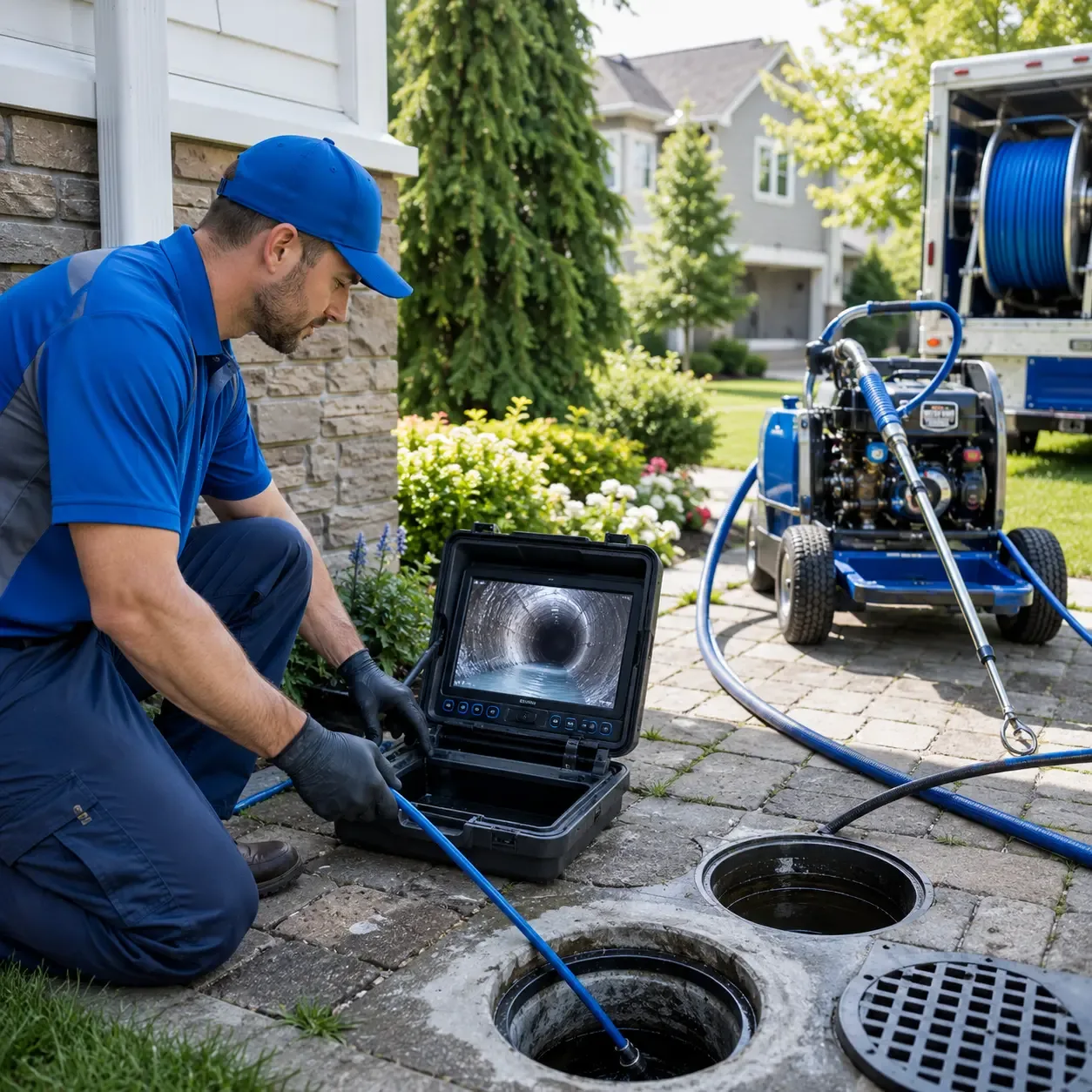 Outdoor drain cleaning professionals serving Hawthorne, NJ